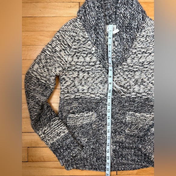 Wilfred Alpaca Women’s Wool Chunky Knit Zip Cardigan Gray Size S - Picture 15 of 17